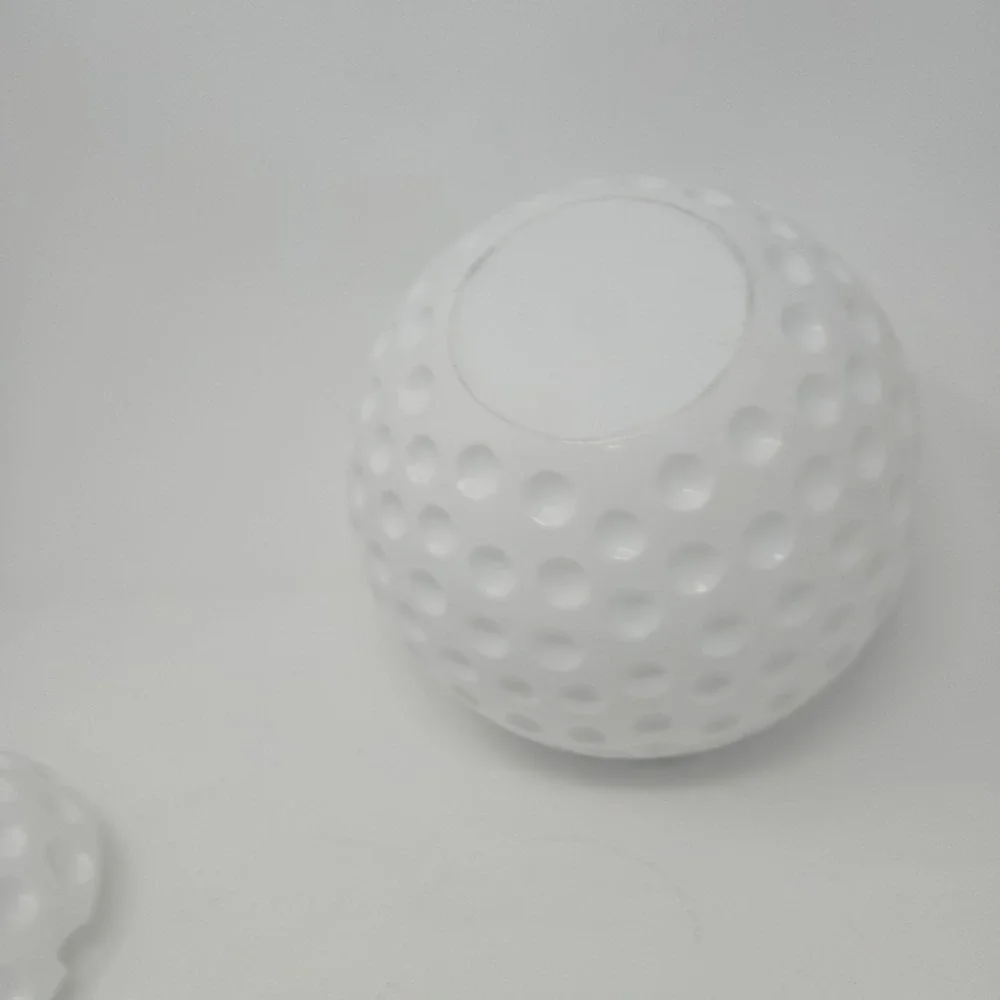 Vintage Mario Luca Giusti‎ Golfball MCM White Lucite Ice Chest Bucket Itailian